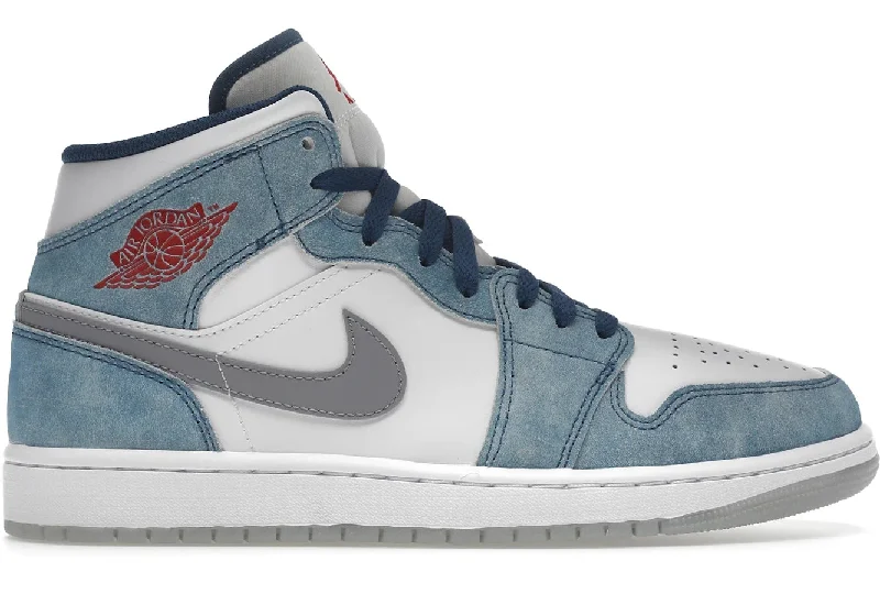 Air Jordan 1 Mid SE French Blue Light Steel