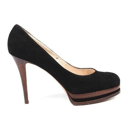 Black 41 EUR - 11 US Casadei decollete 5525CZ