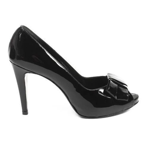 Black 40 EUR - 10 US Rodo ladies pump open toe S7720 210 900