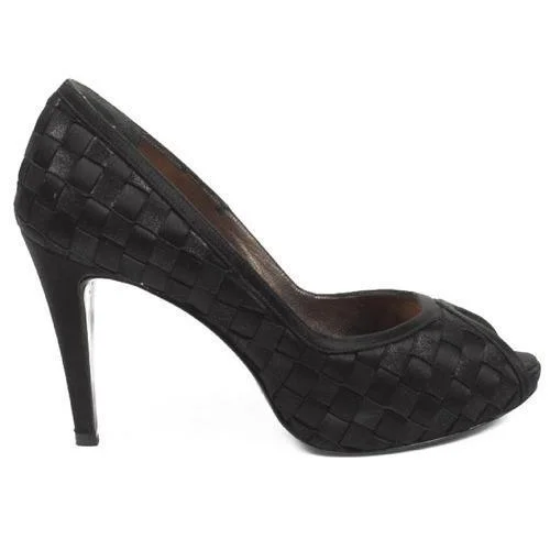 Black 40 EUR - 10 US Rodo ladies pump open toe S7837 604 900