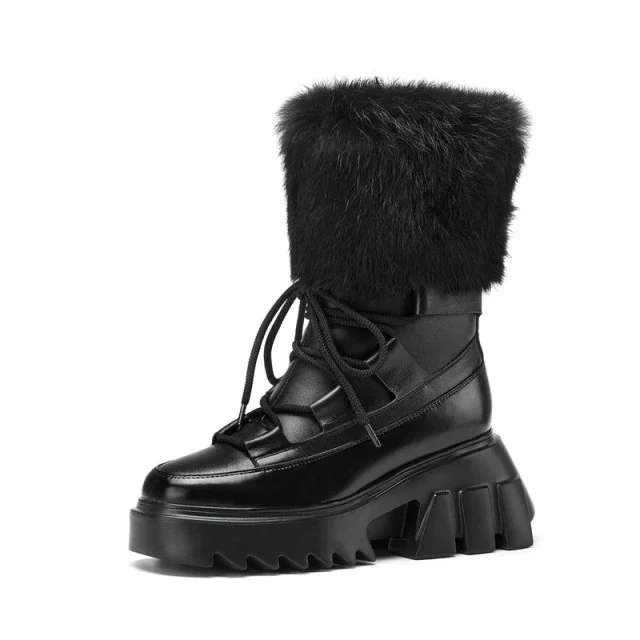 Liselot Women's Leather Snow Boots