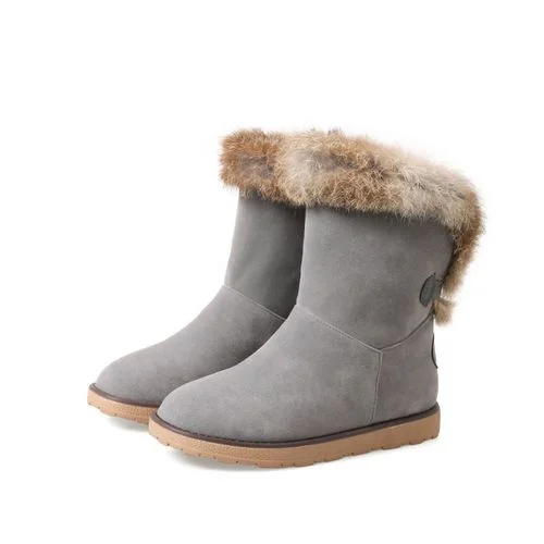 Round Toe Women's Snow Boots