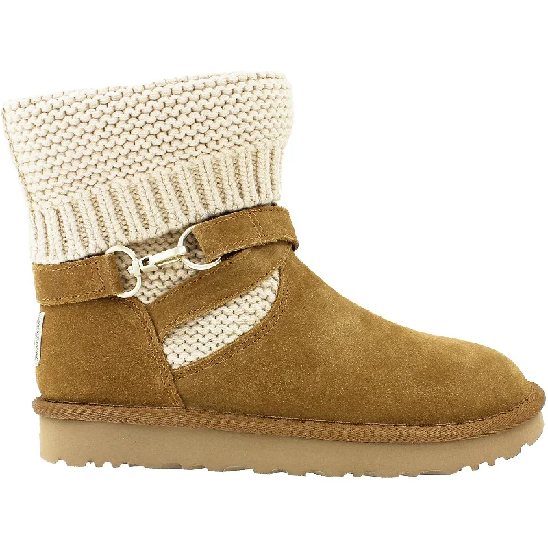 Women's UGG Purl Strap Boot Chestnut Suede