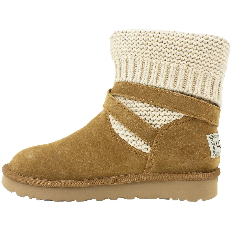 Women's UGG Purl Strap Boot Chestnut Suede