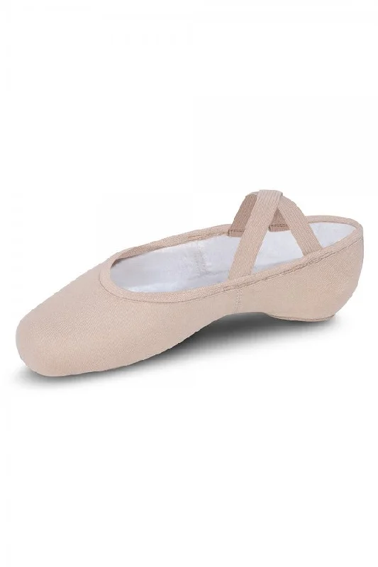 S0284L Performa (PNK) Canvas Ballet Slipper