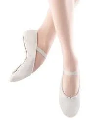 S0205L Dansoft (WHT) Leather Ballet Slipper