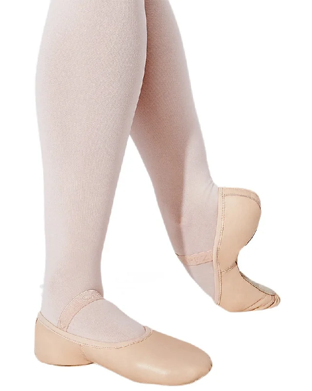 Capezio Lily No Drawstring Leather Full Sole Ballet Slippers - 212W Womens/Mens