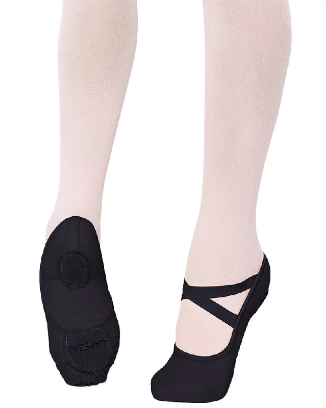 Capezio Hanami Canvas Split Sole Ballet Slippers - 2037W Womens/Mens - Black