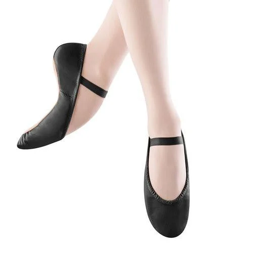 S0205L Dansoft (BLK) Leather Ballet Slipper