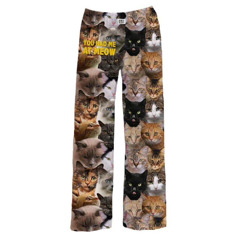 Lounge Pants - You had me at Meow! PJ Pants