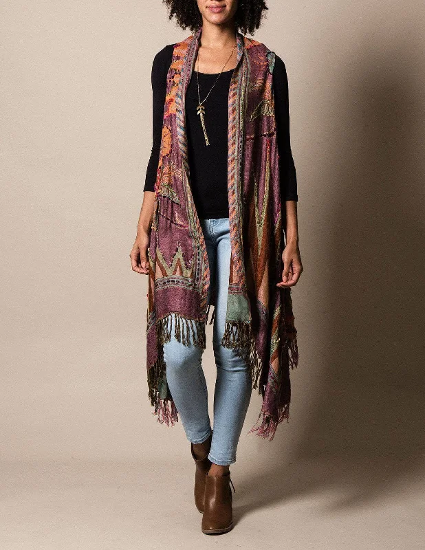 3-in-1 Maya Wrap - Mauve Weekend sweaters