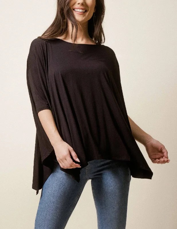 Bamboo Poncho Top Women's fashion sweaters sale