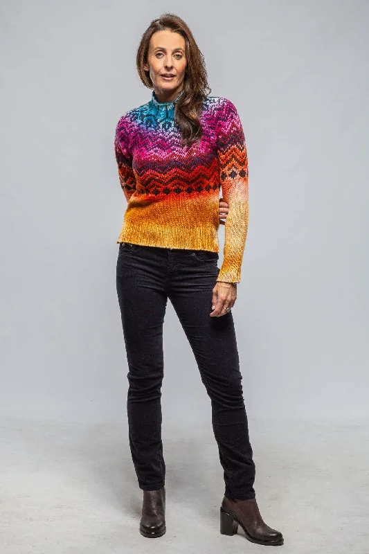 Cabin Sweater In Color Stripe Thanksgiving sweaters