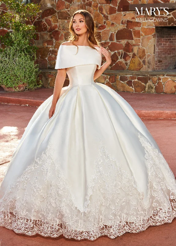 Rachel Allan Bridal Gown Style MB6107 Soft Satin Bridal