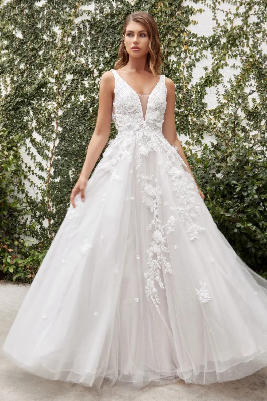 Gardenia Wedding Gown by Andrea and Leo -A1028W Silk Wedding Gown