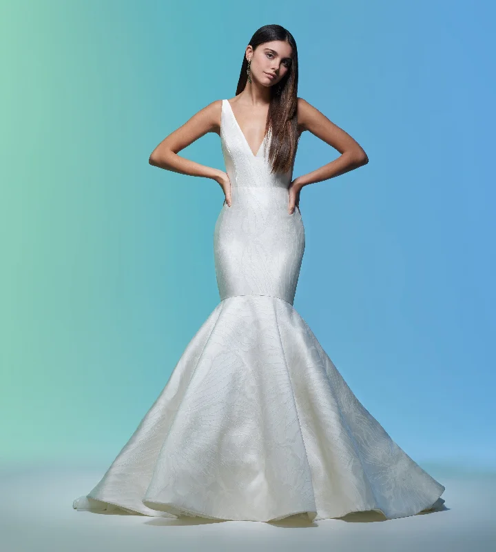 Lazaro Audrey - Size 16 Modern Wedding Gown