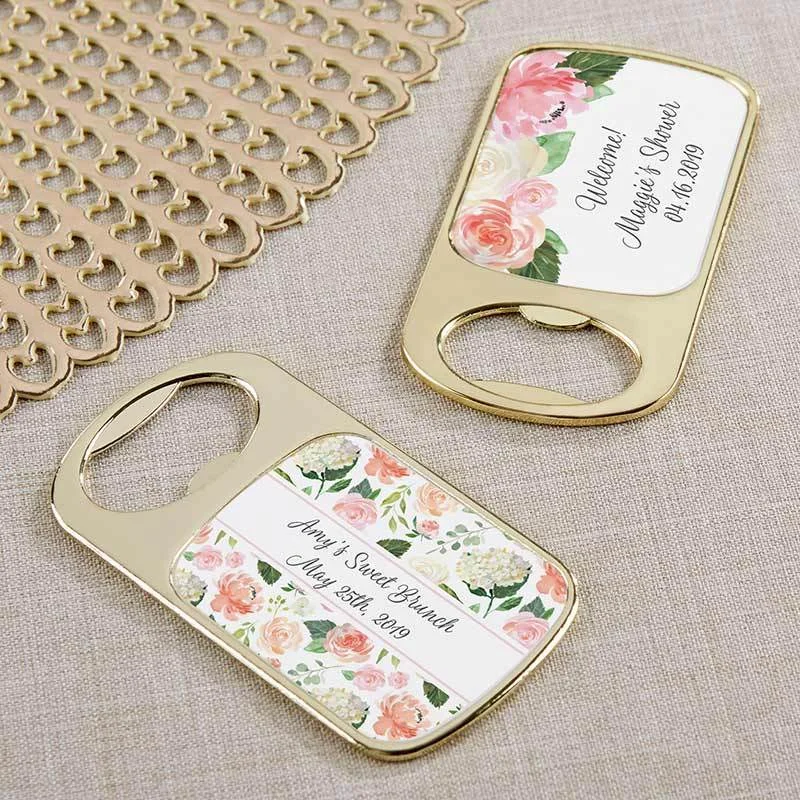 Personalized Gold Bottle Opener - Brunch(24 Pcs)