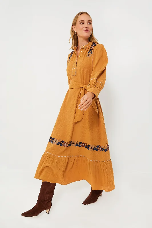 Camel Mathilda Long Dress New Year's Eve maxi dresses