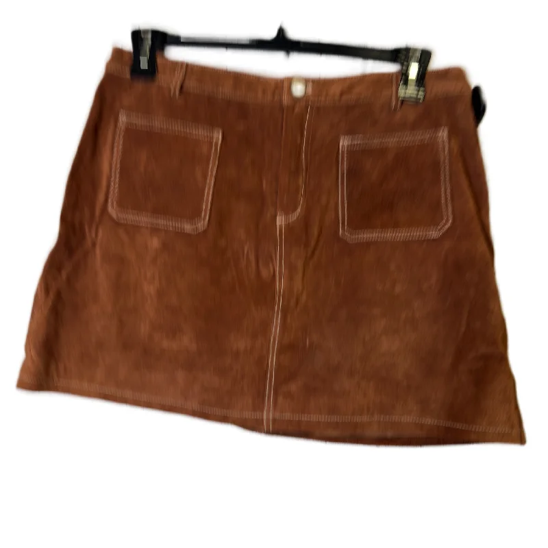 Skirt Mini & Short By Blanknyc In Brown, Size: 12 Stretch Mini Skirt