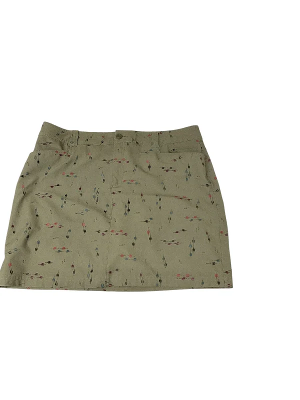 Skirt Mini & Short By Eddie Bauer In Green, Size: 14 Comfortable Mini Skirt