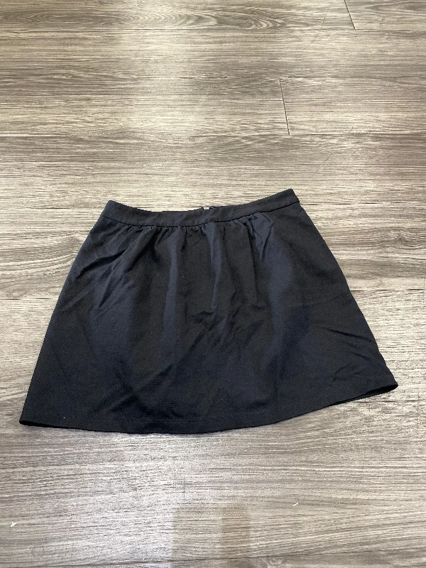 Skirt Mini & Short By J. Crew In Black, Size: 4 Skirt with Buttons