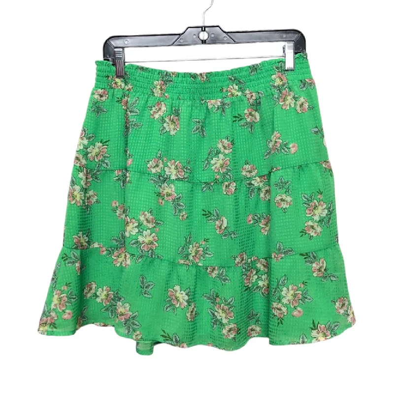 Skirt Mini & Short By Loft In Green, Size: M Mini Skirt Look