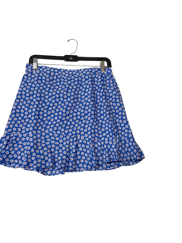 Skirt Mini & Short By Madewell In Floral Print, Size: 0 Skater Mini Skirt