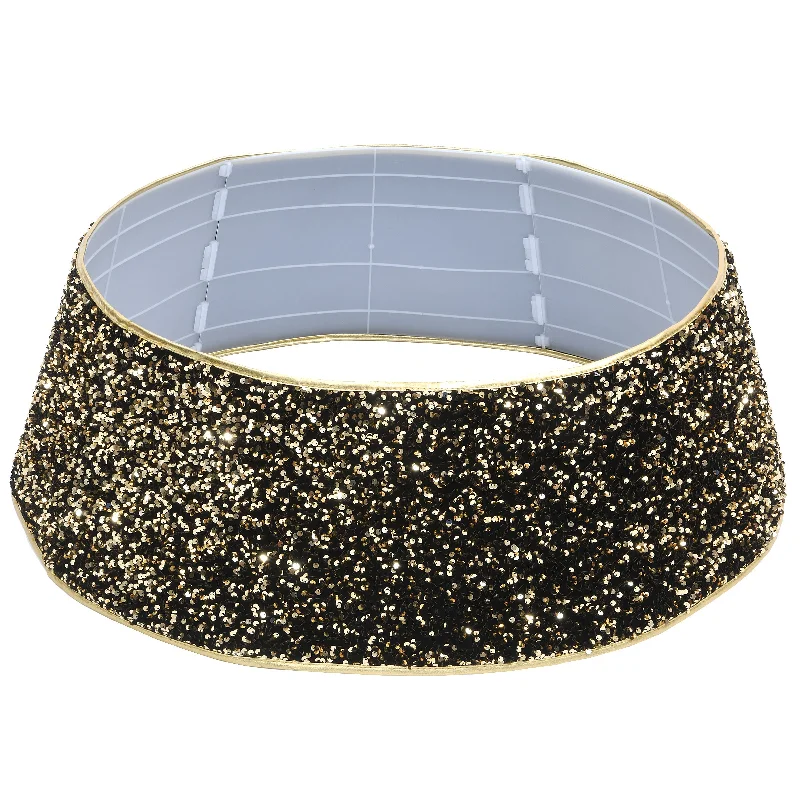 30 in. Christmas Tree Collar, Gold