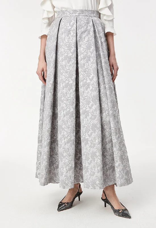 Long Jacquard Skirt