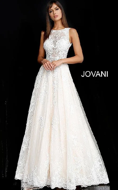 Jovani 37504 Long Sleeveless Wedding Ball Gown Wedding guest party dresses