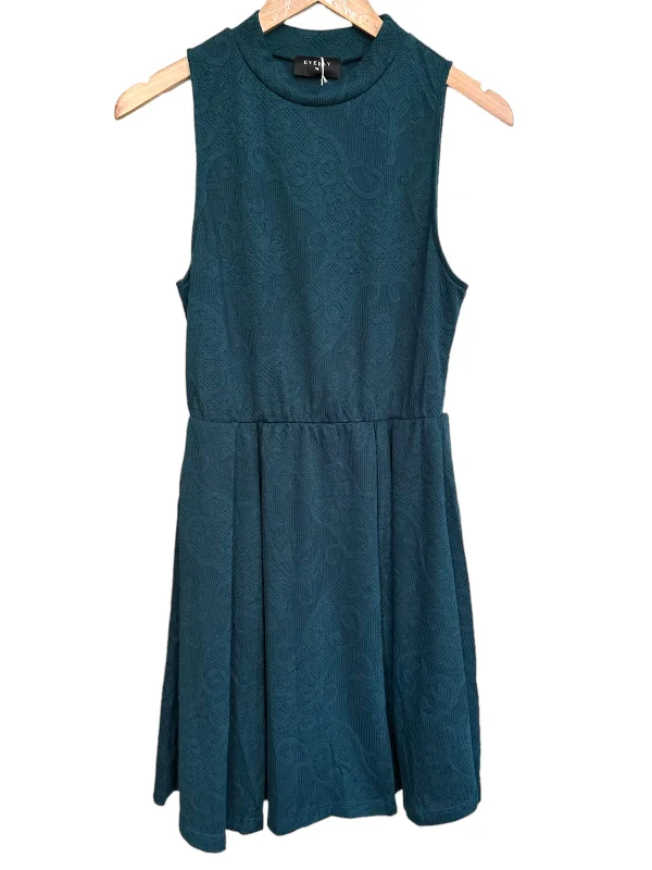 Dark Autumn Emerald Sleeveless Knit Dress Beach unclassified dresses