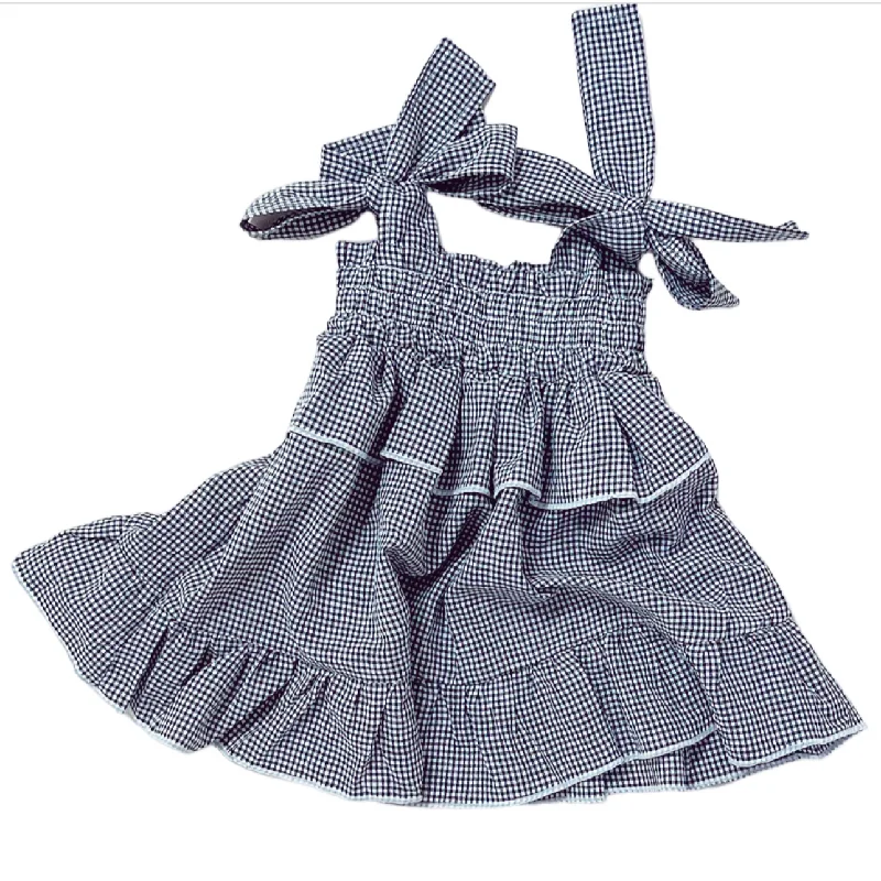 black gingham