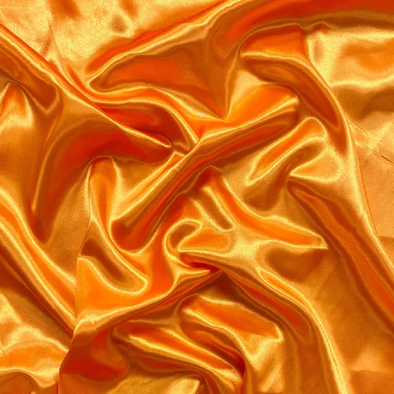 Orange Plain Moss Satin Fabric Luxury unclassified dresses