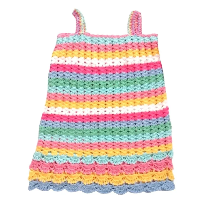 pastel rainbow crochet dress Designer unclassified dresses