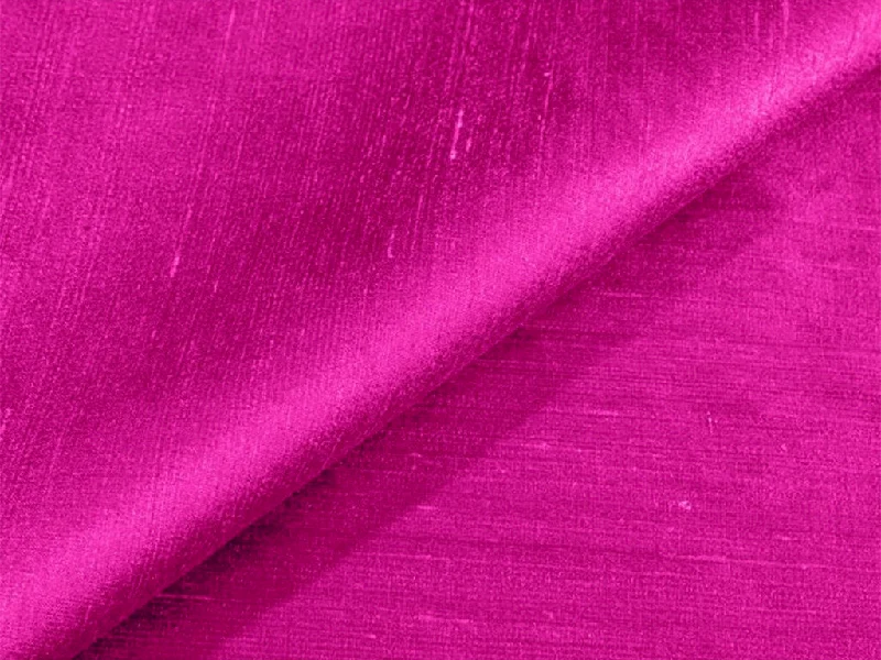 Rani Pink Plain Bangalore Raw Silk Fabric Metallic unclassified dresses