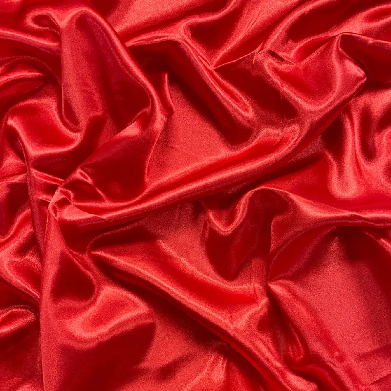 Red Plain Moss Satin Fabric Fashionable unclassified dresses