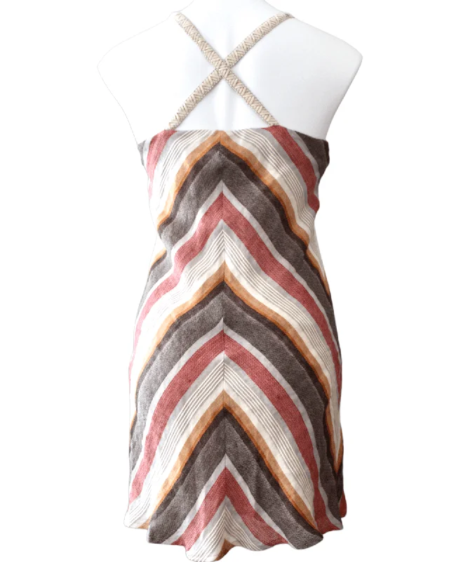 Soft Autumn Chevron Linen Dress Spring unclassified dresses