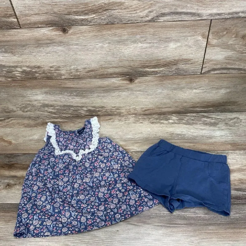 Cynthia Rowley 2pc Floral Top & Shorts sz 3T