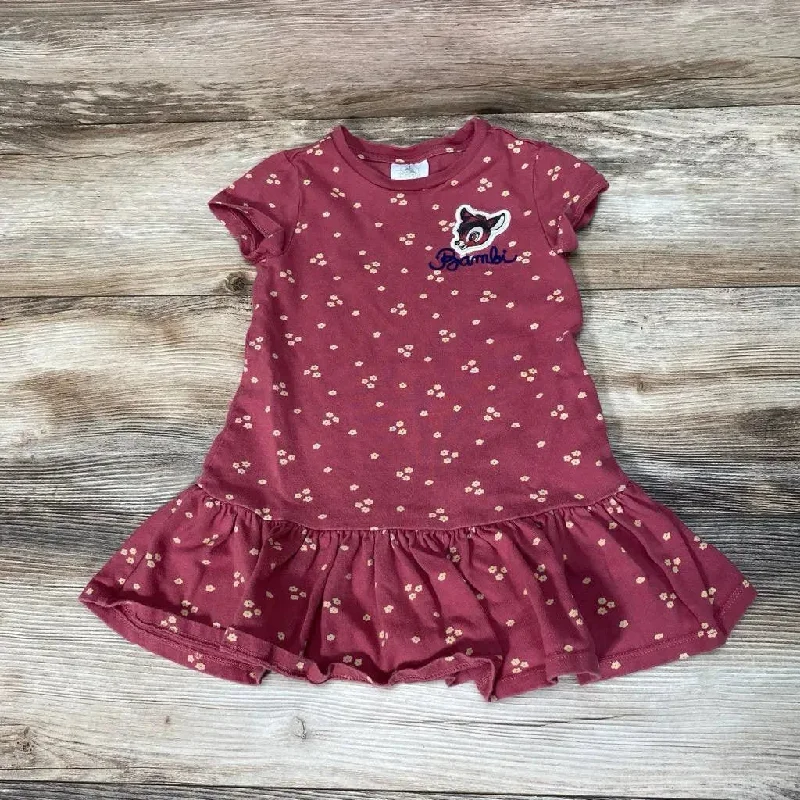 Disney Store Bambi Floral Dress sz 3T