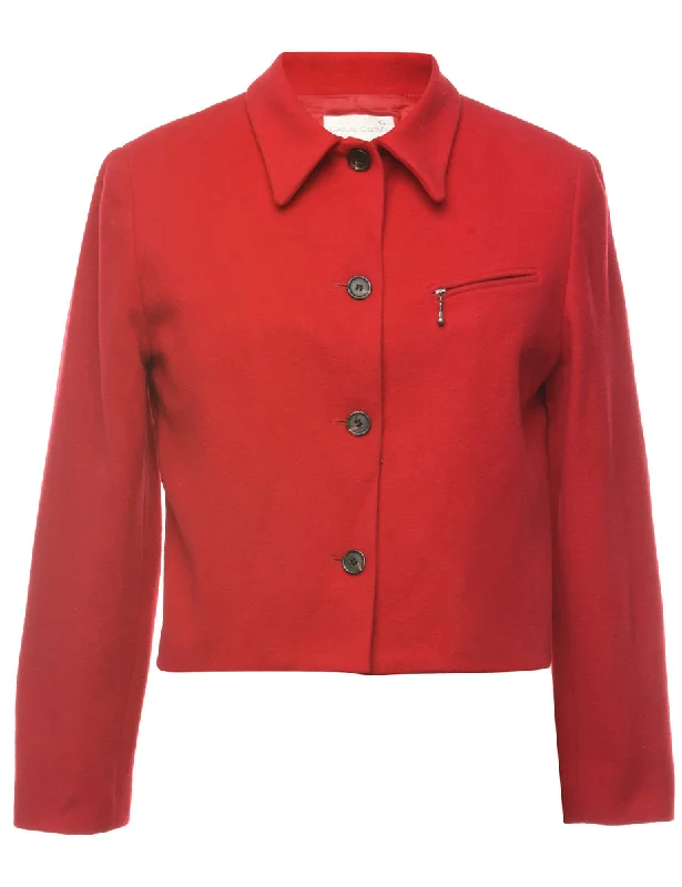 Button Front Jacket - M Women's party jackets