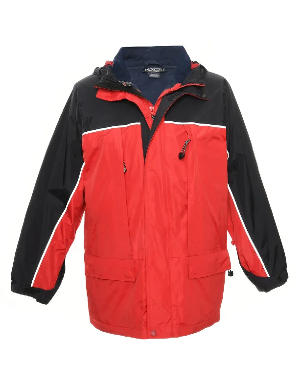 Mountaineering Red Jacket - L Women's eco-friendly jackets