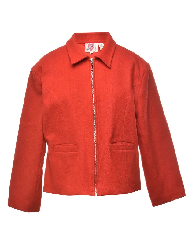 Red Cosy Jacket - L Women's must-have jackets