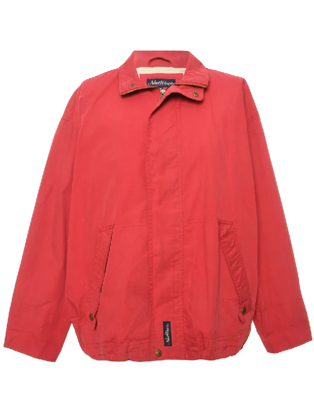 Red Harrington Jacket - L Women's winter-ready jackets