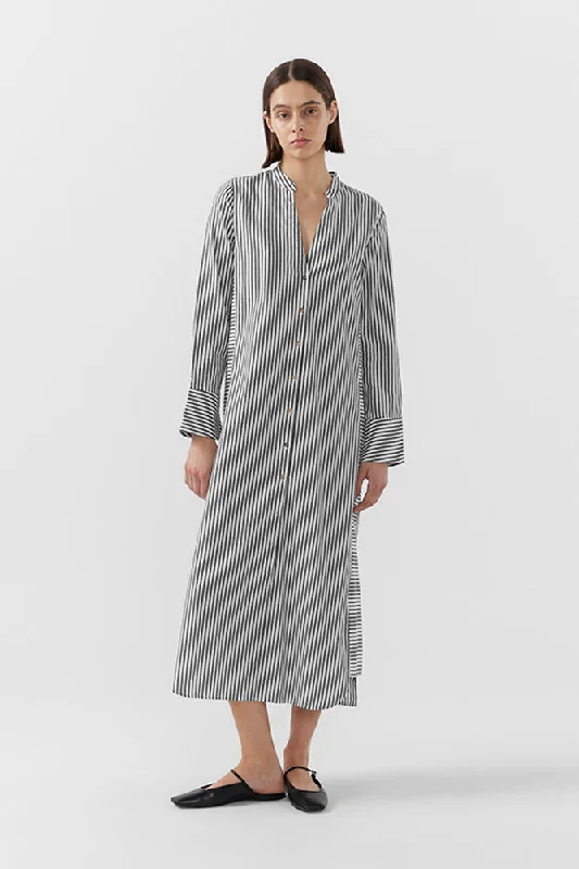 jude shirtdress - stripe A-line Shirt Dress