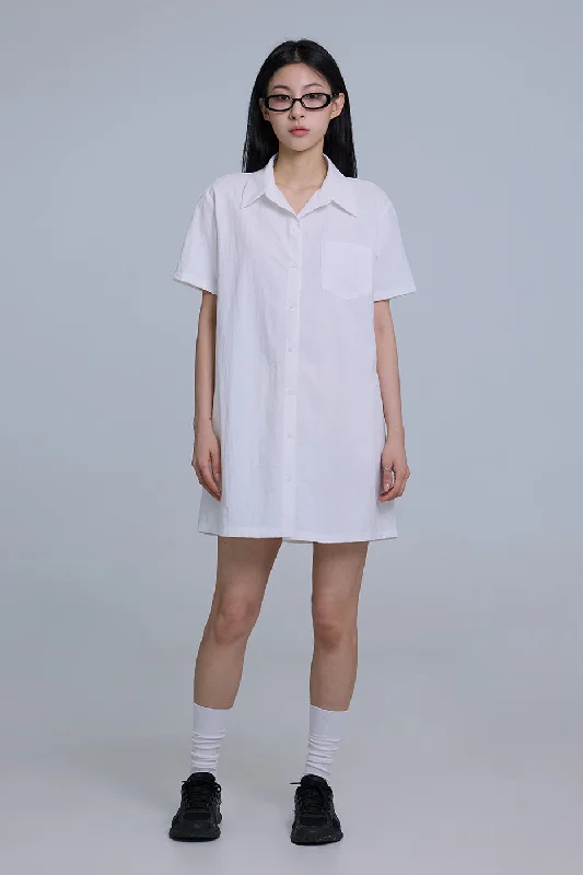 [PORTERNA] SS 24 Aimo shirt short dress Vintage Shirt Dress