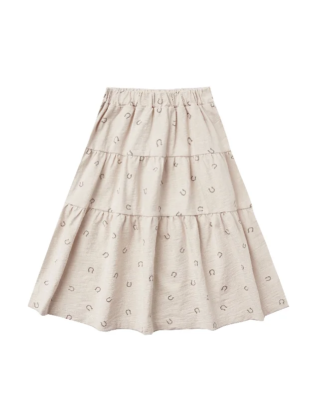 The Dolly Midi Skirt by Rylee & Cru - Stone - KIDS Midi Skirt Style