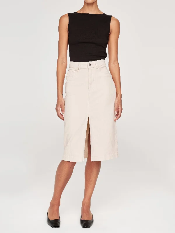 Lexie High Rise Skirt Midi | Manilla Sporty Midi Skirt